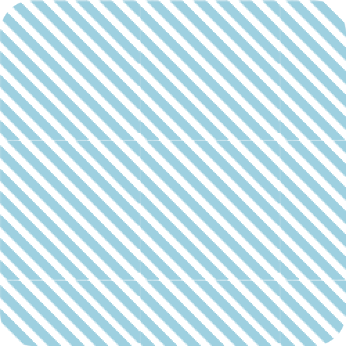 装飾：ブルーの縞模様